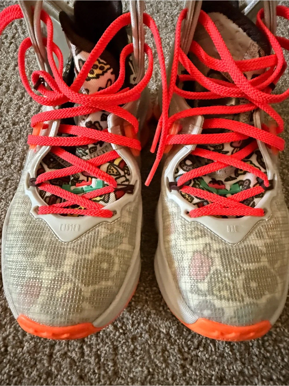 Nike LeBron 19 GS “Fast Food” Sneakers – Size 4Y